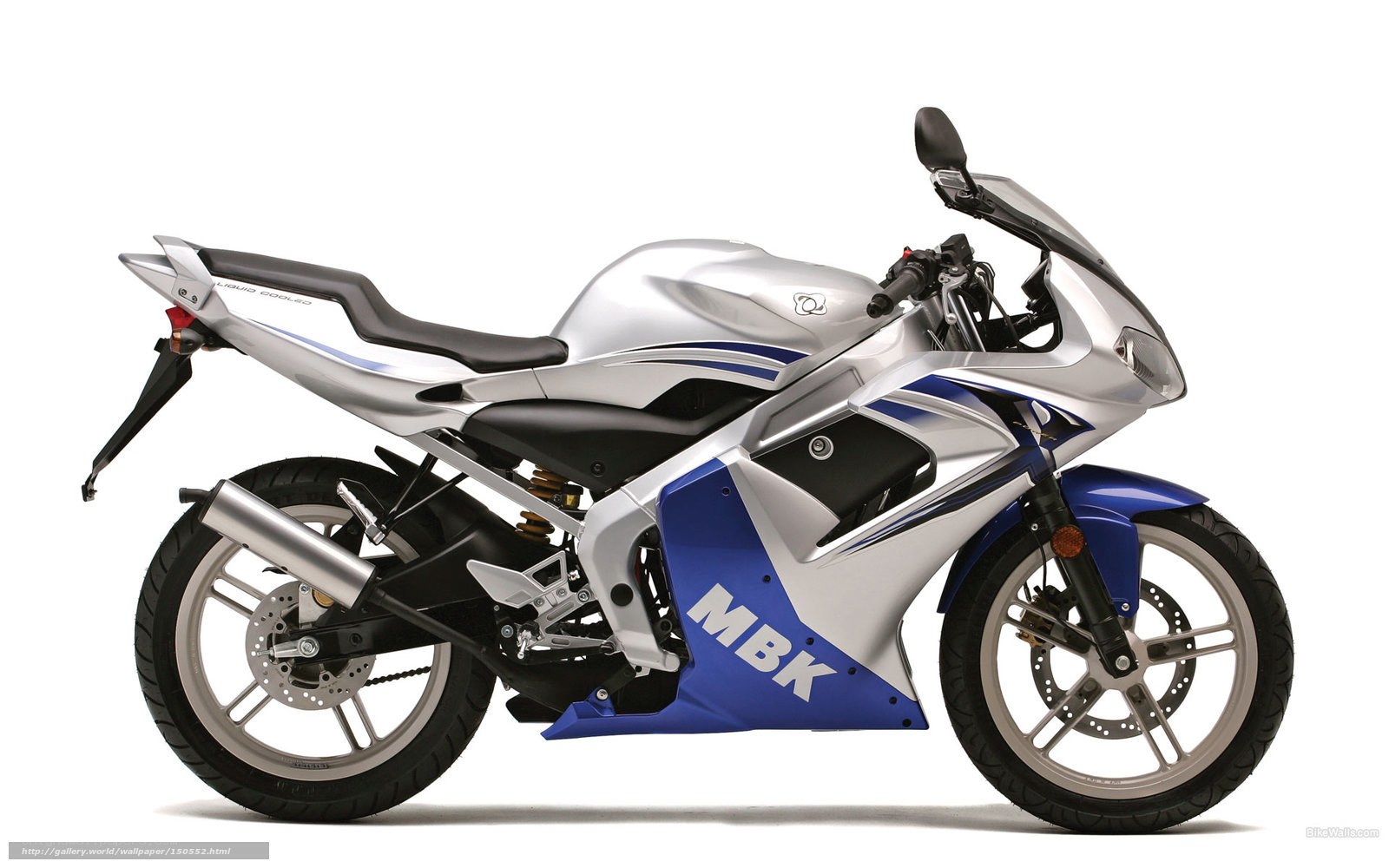 silver and blue sport motorcycle
