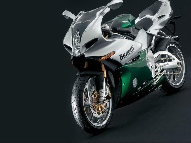 Silver and Green Motorcycle