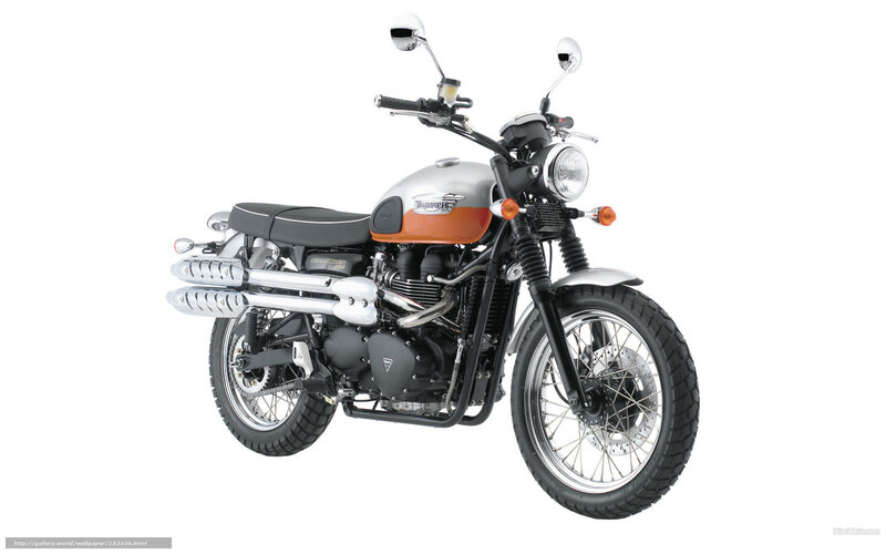 Silver and Orange Motorcycle — Neutral, Photograph