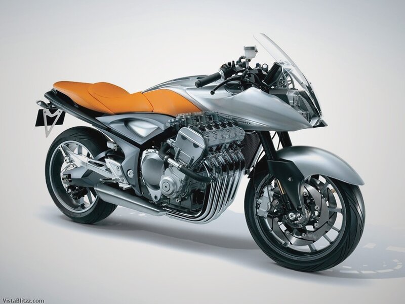 Silver and Orange Motorcycle — Neutral