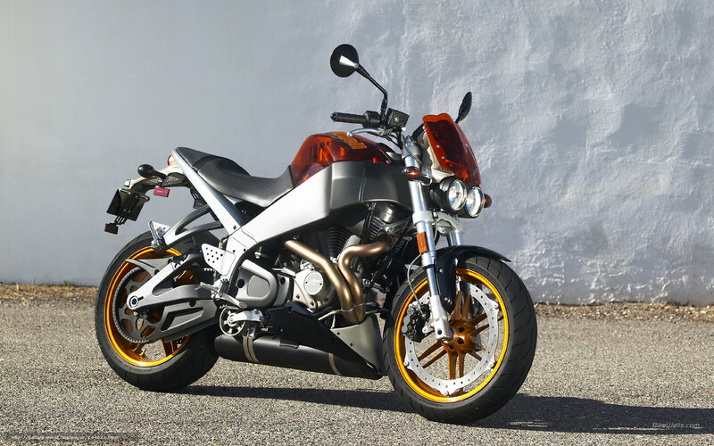 silver and orange motorcycle