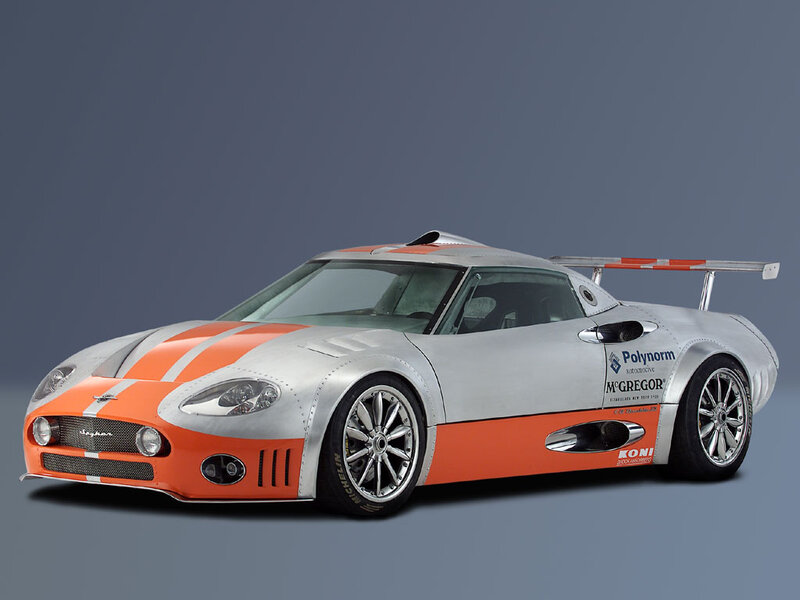Silver and Orange Race Car — Neutral