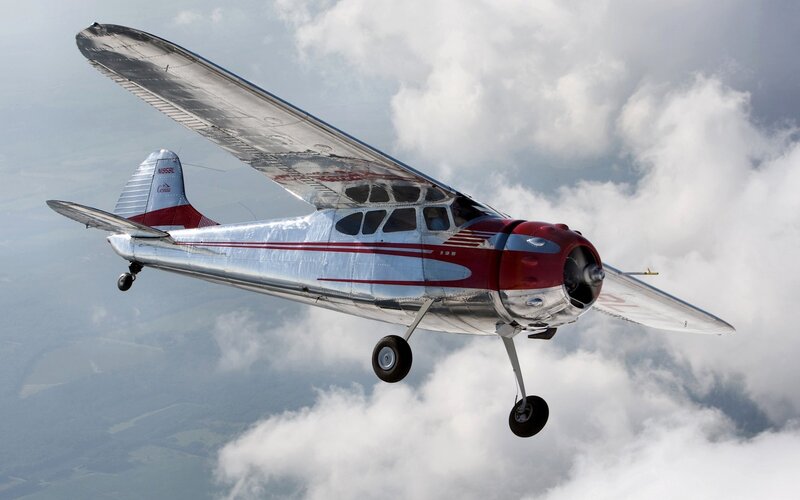 Silver and Red Airplane