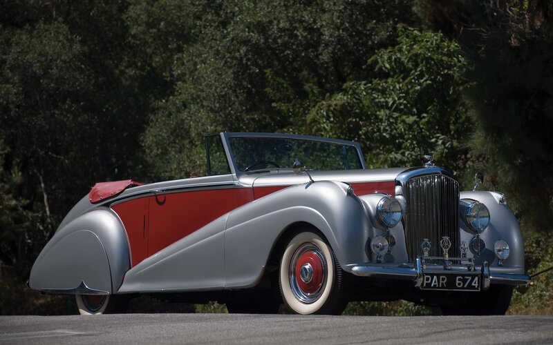 Silver and Red Convertible — Serene