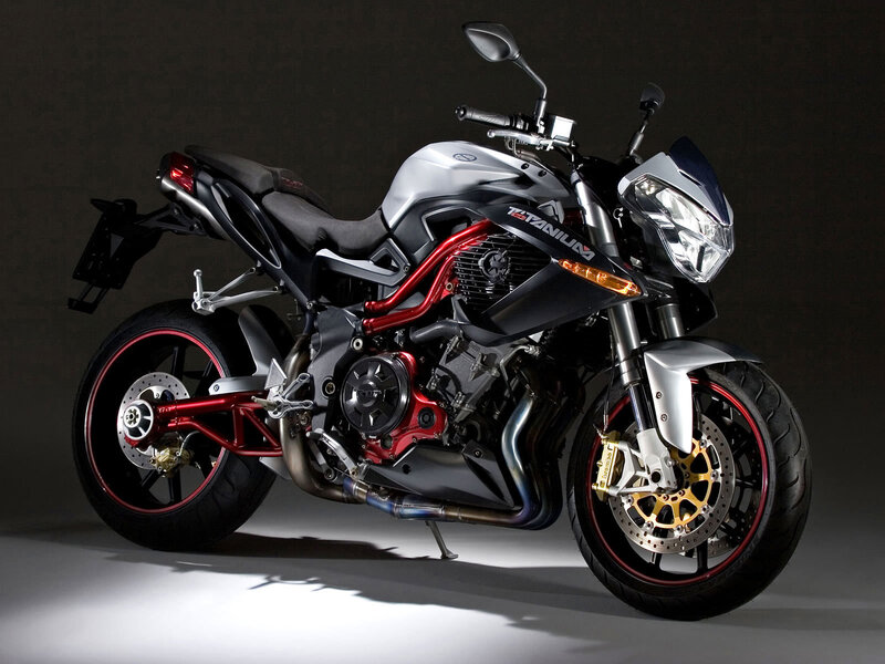 silver and red motorcycle