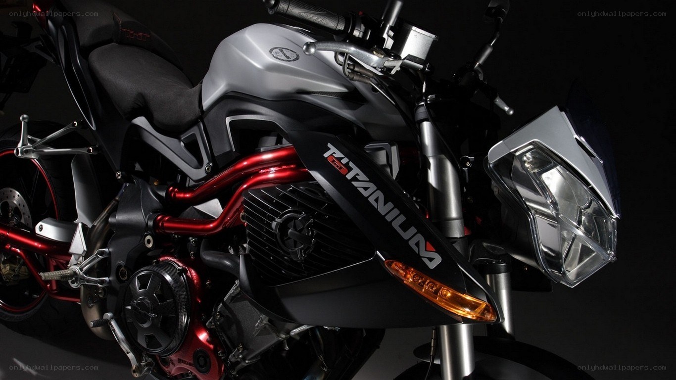 silver and red motorcycle