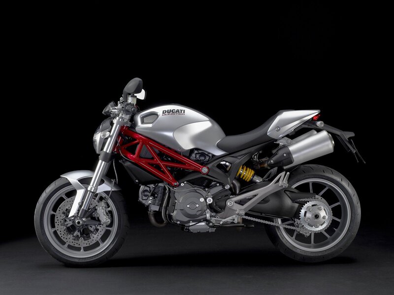 Silver and Red Motorcycle — Dramatic, Photograph, Fuel Tank
