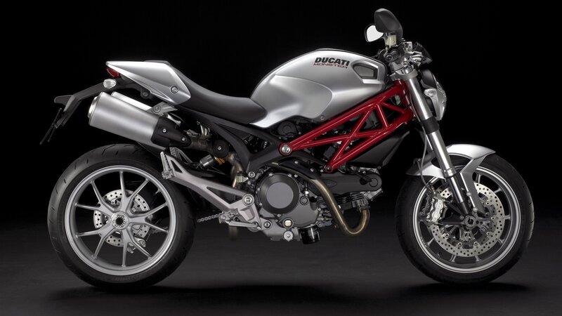Silver and Red Motorcycle — Dramatic, Photograph, Seat, Exhaust