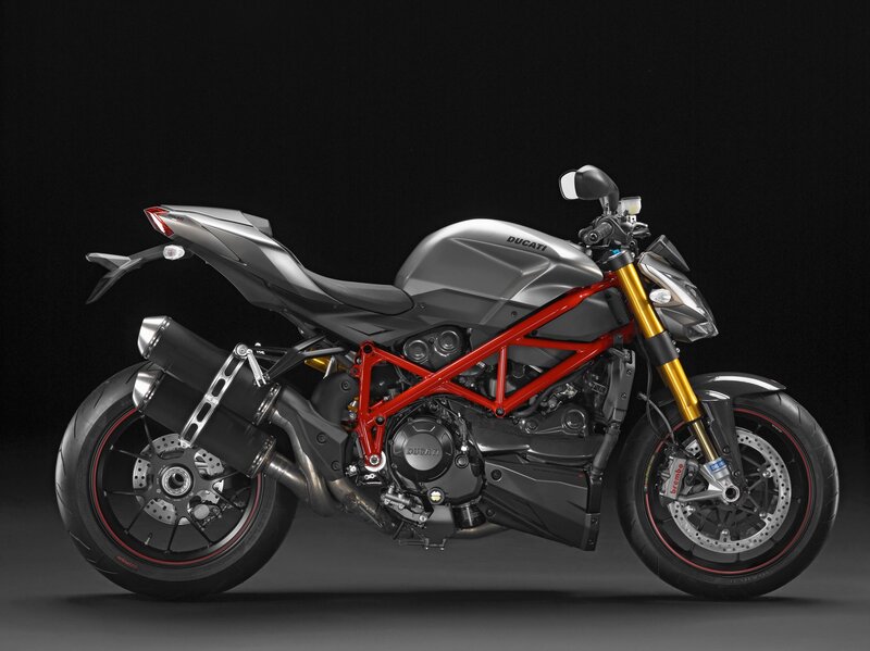 Silver and Red Motorcycle — Gray, Dramatic, Photograph, Exhaust Pipe