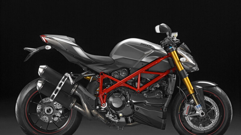 Silver and Red Motorcycle — Gray, Dramatic