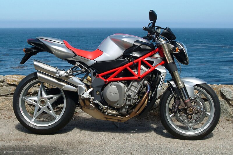 Silver and Red Motorcycle — Serene