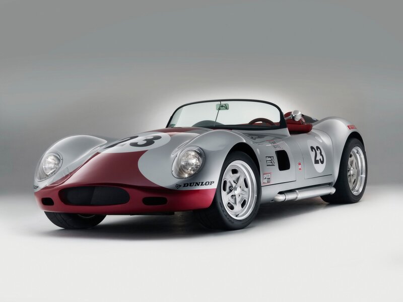 Silver and Red Race Car — Dramatic
