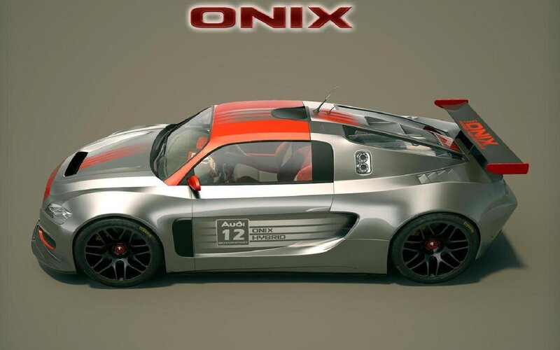 Silver and Red Race Car — Neutral, 3d Render
