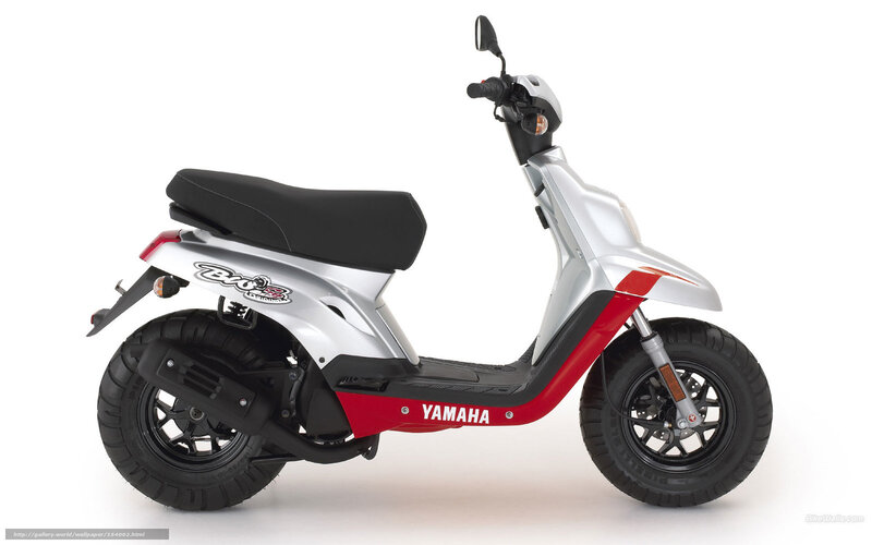Silver and Red Scooter — Neutral, Photograph, Seat, Handlebars