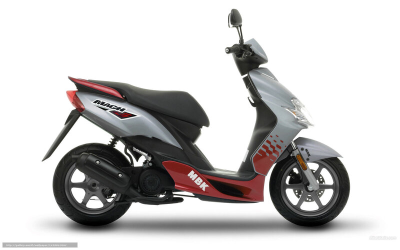 silver and red scooter