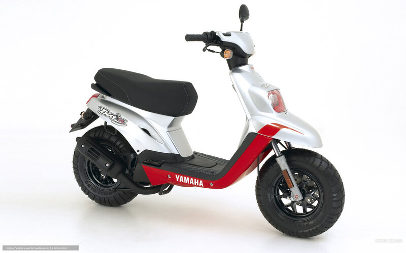 Silver and Red Scooter — White