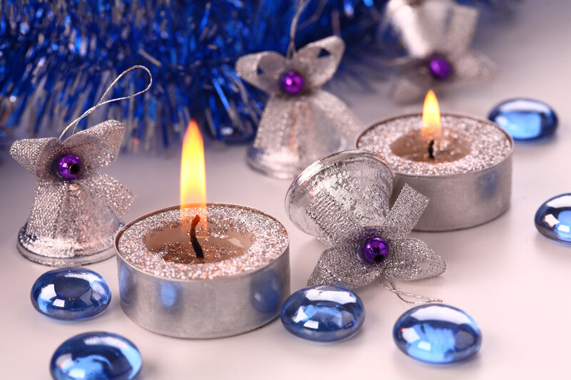 Silver Angel Ornaments