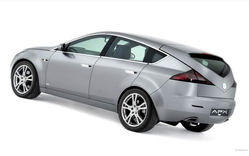 silver APX concept car