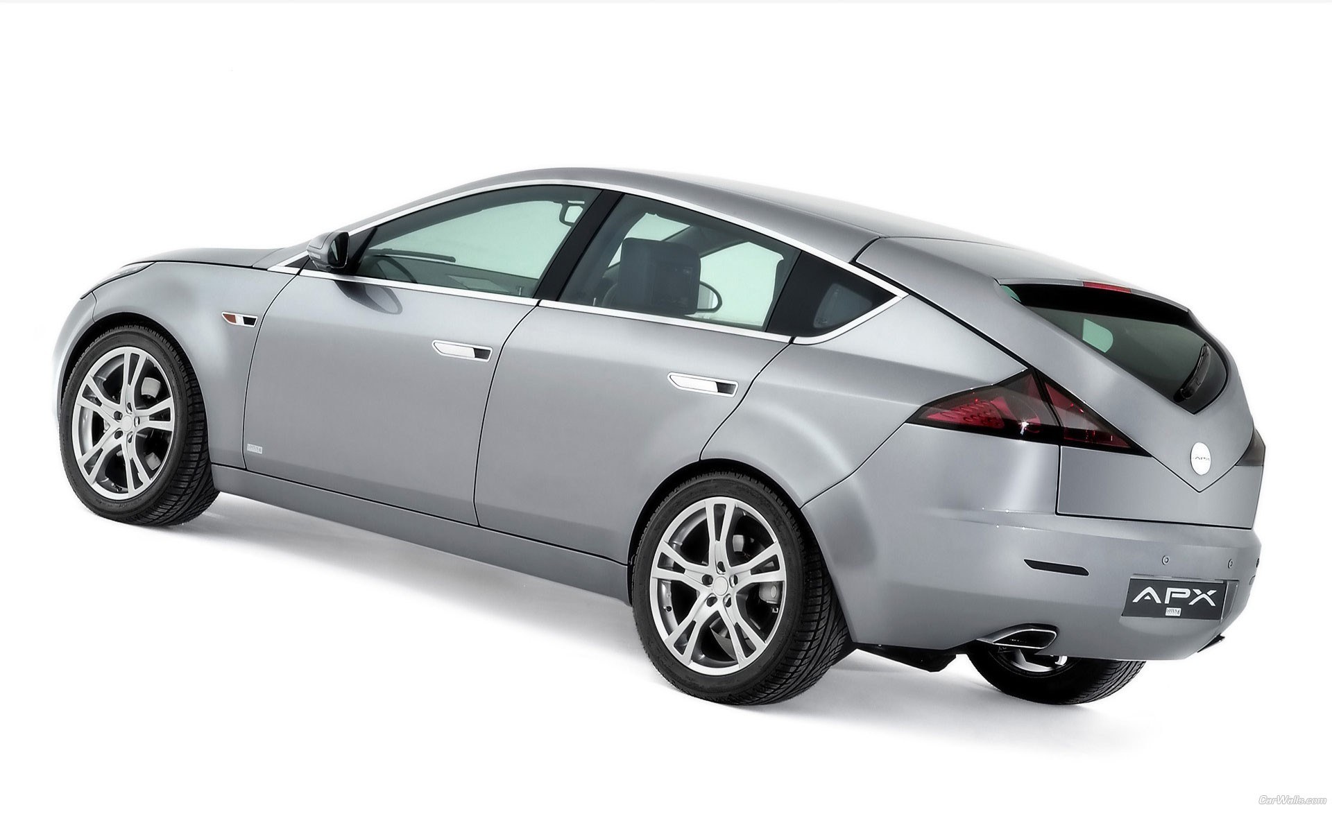 silver APX concept car