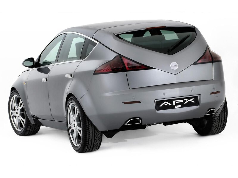 silver apx concept car