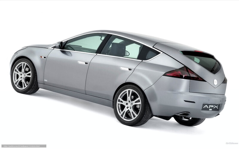 Silver APX Concept Car — Gray, Neutral