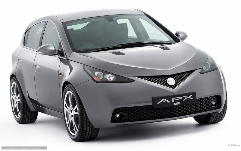 Silver APX concept car
