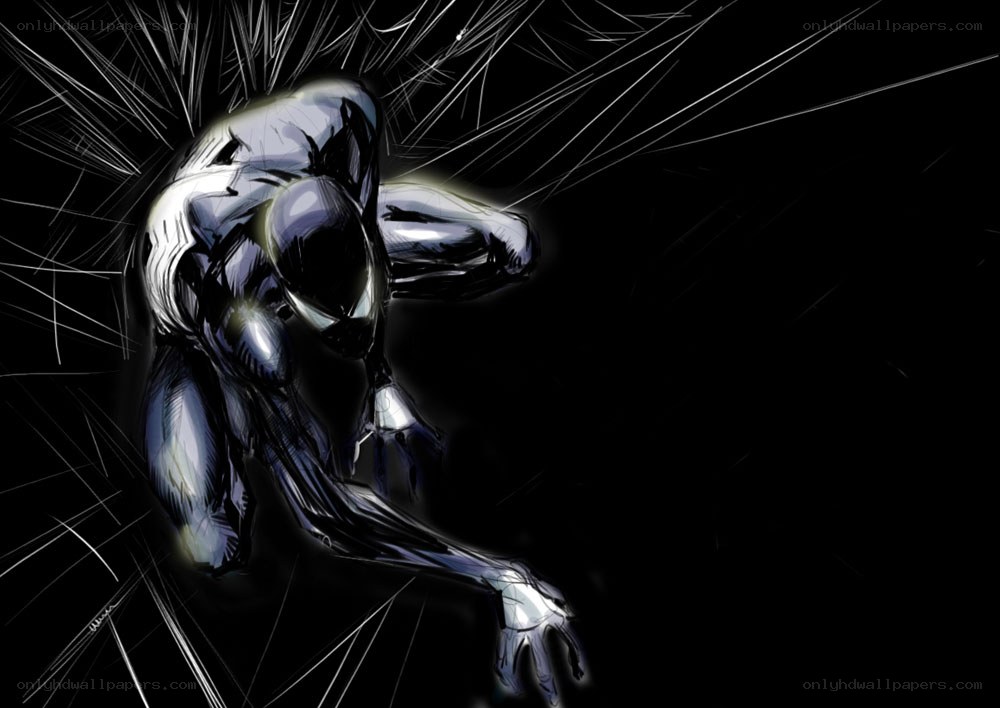 silver armored figure in dark