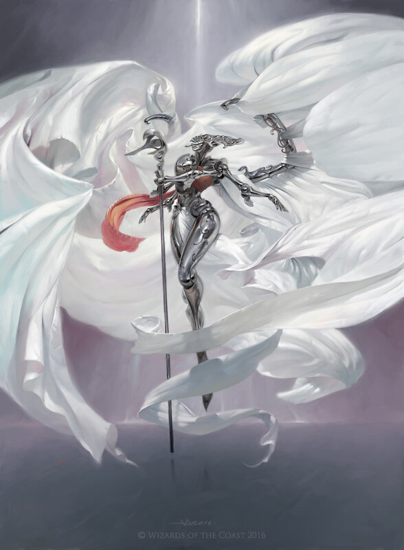 Silver Armored Figure