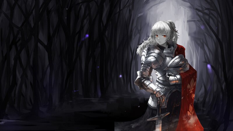 Silver-armored Knight — Gray