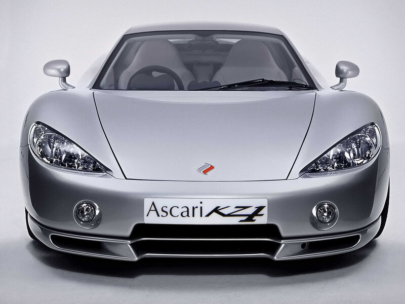 Silver Ascari KZ4 sports car