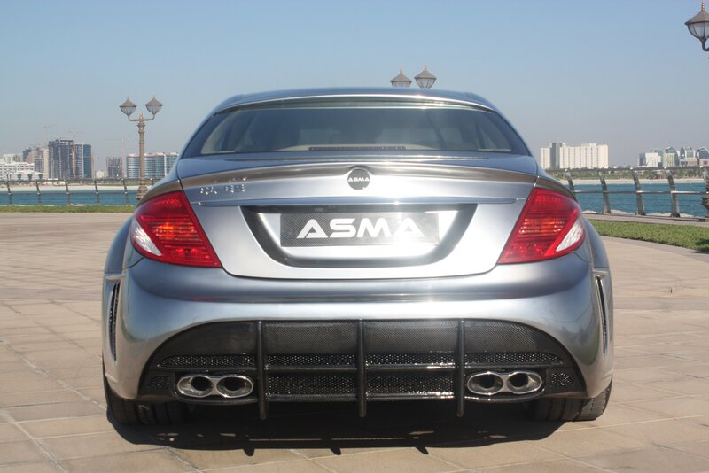 silver asma car rear view