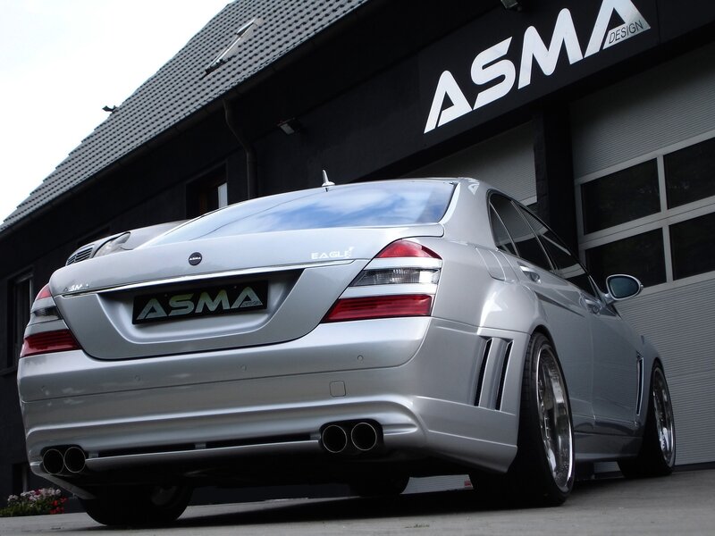 Silver ASMA-tuned Mercedes-Benz