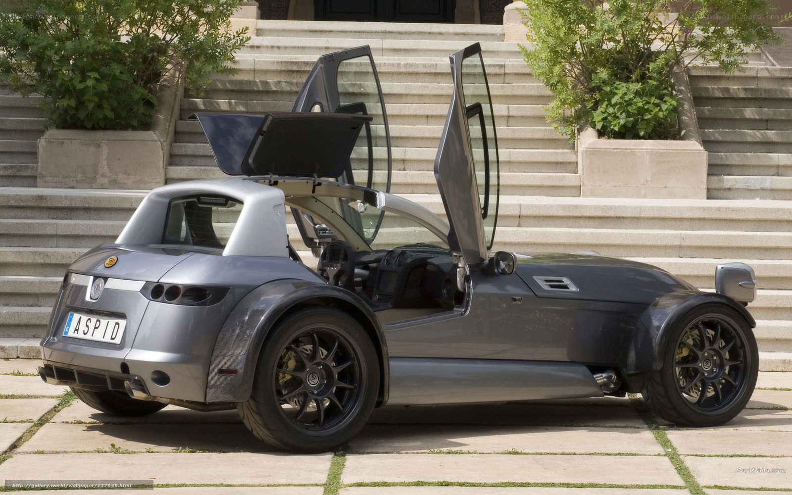 Silver Aspid sports car