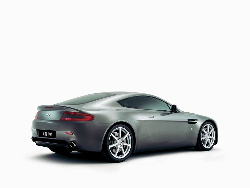 silver aston martin am v8