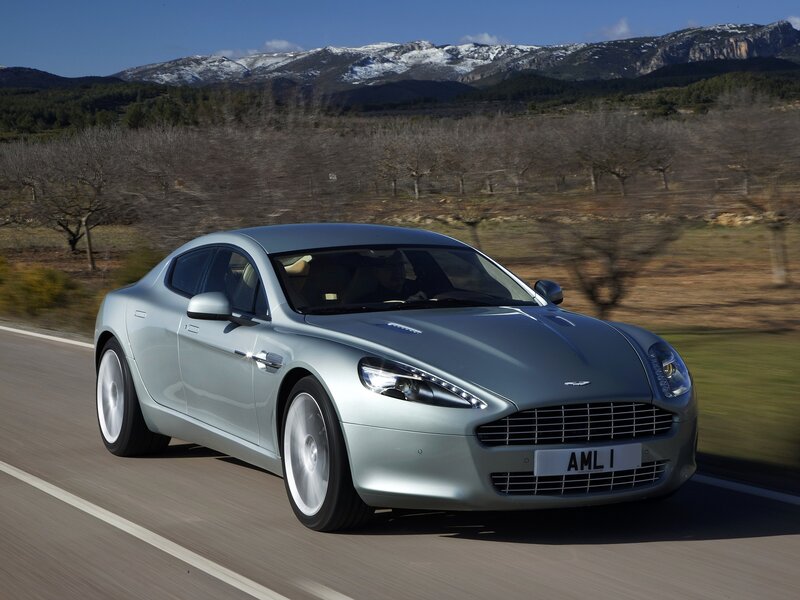 Silver Aston Martin Car — Dynamic, Afternoon