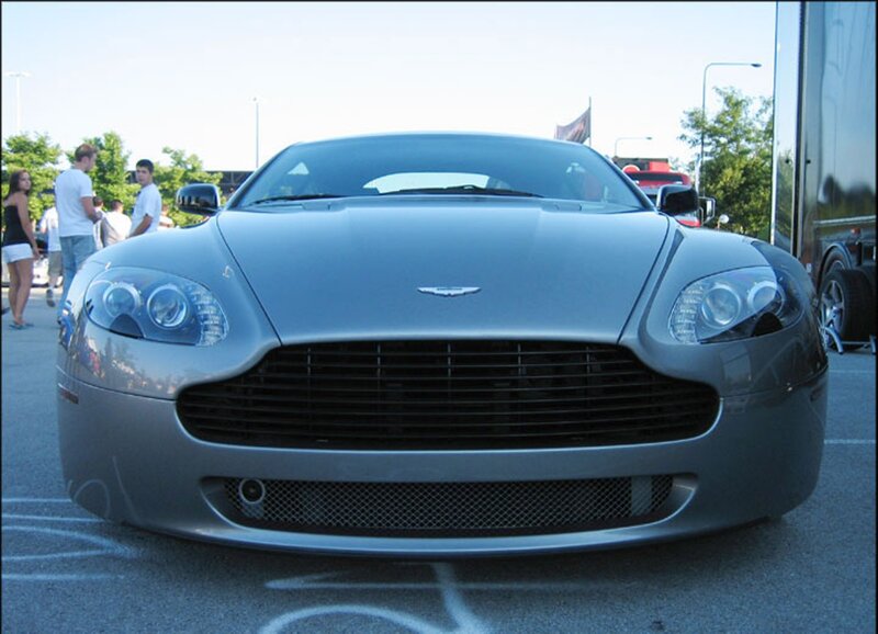 Silver Aston Martin Car — Gray, Neutral