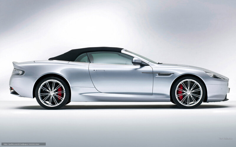 silver aston martin convertible