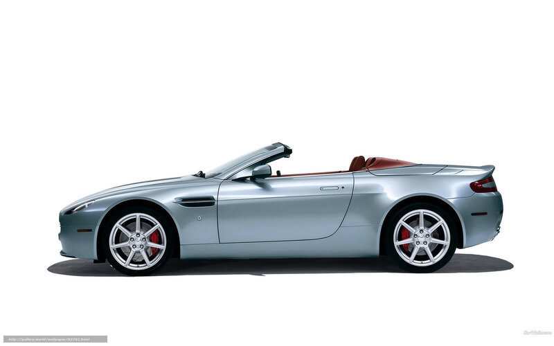 silver aston martin convertible
