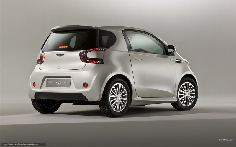 Silver Aston Martin Cygnet — Neutral