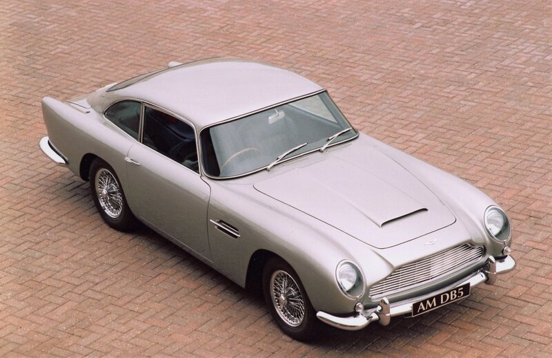 Silver Aston Martin DB5