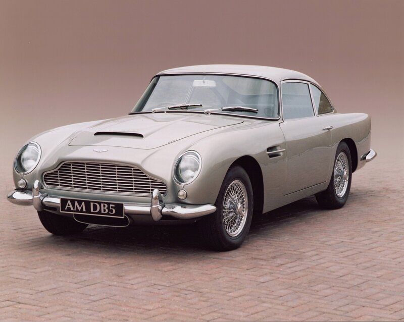 Silver Aston Martin DB5 — Classic, Photograph