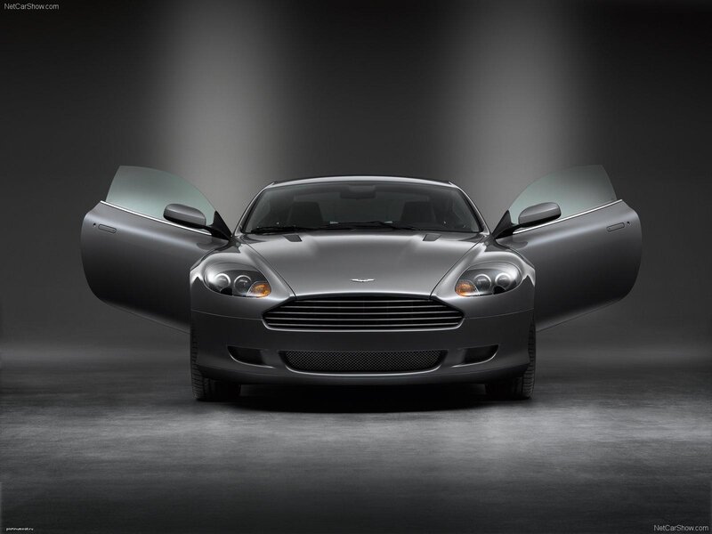 Silver Aston Martin DB9 — Gray, Dramatic, Photograph, Car Doors