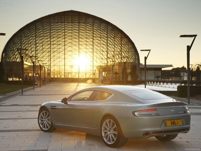 Silver Aston Martin Rapide — Serene