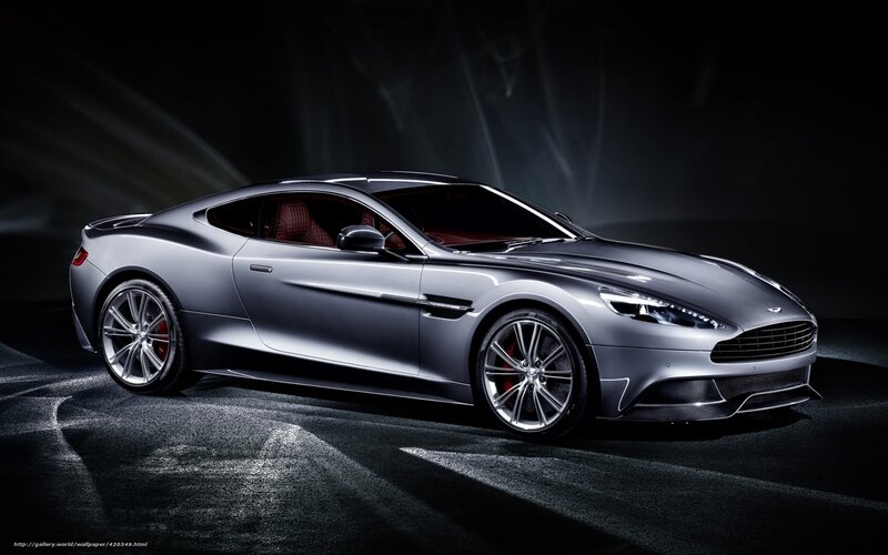 silver aston martin sports car
