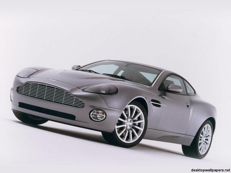 silver aston martin sports car