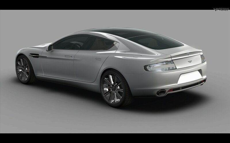 silver aston martin sports car