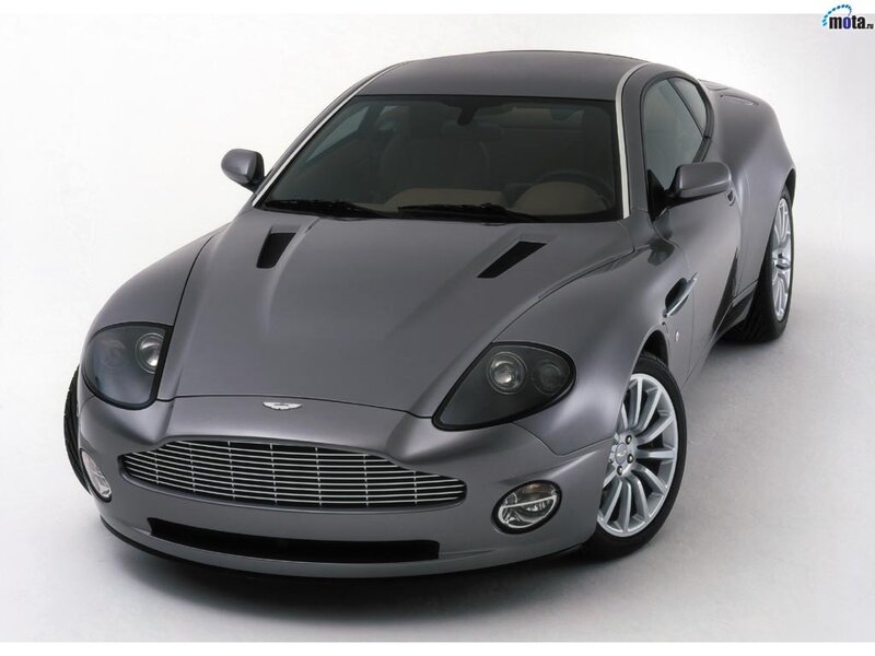 silver aston martin sports car