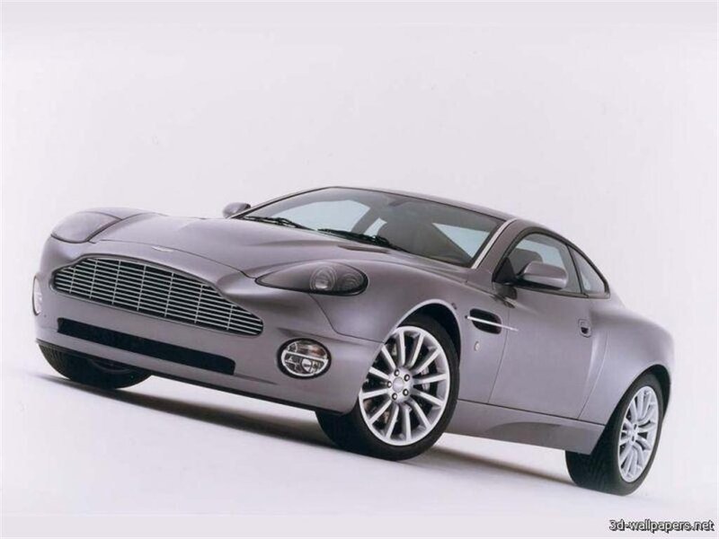 silver aston martin sports car
