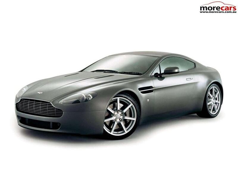 silver aston martin sports car