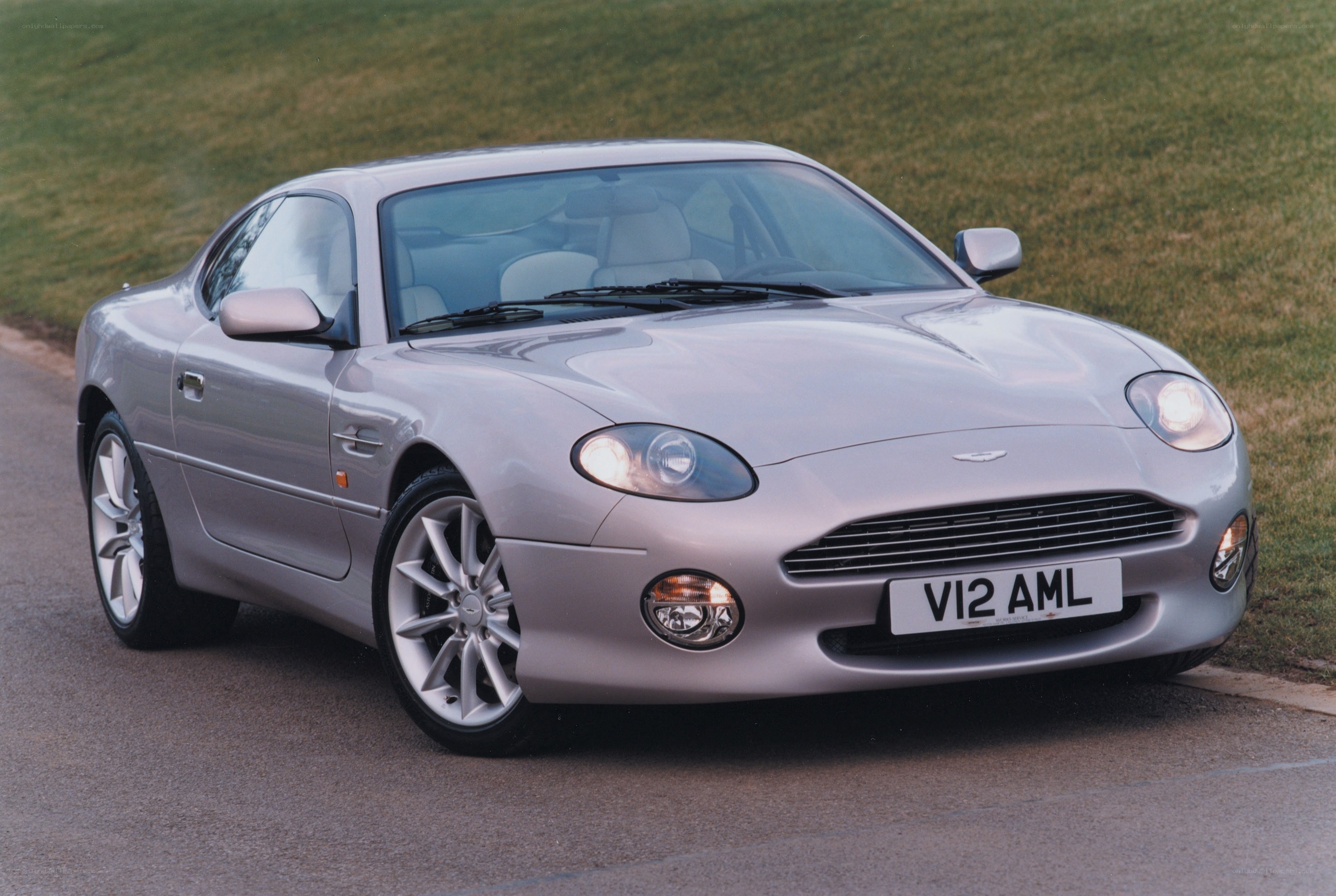 silver aston martin v12 amr